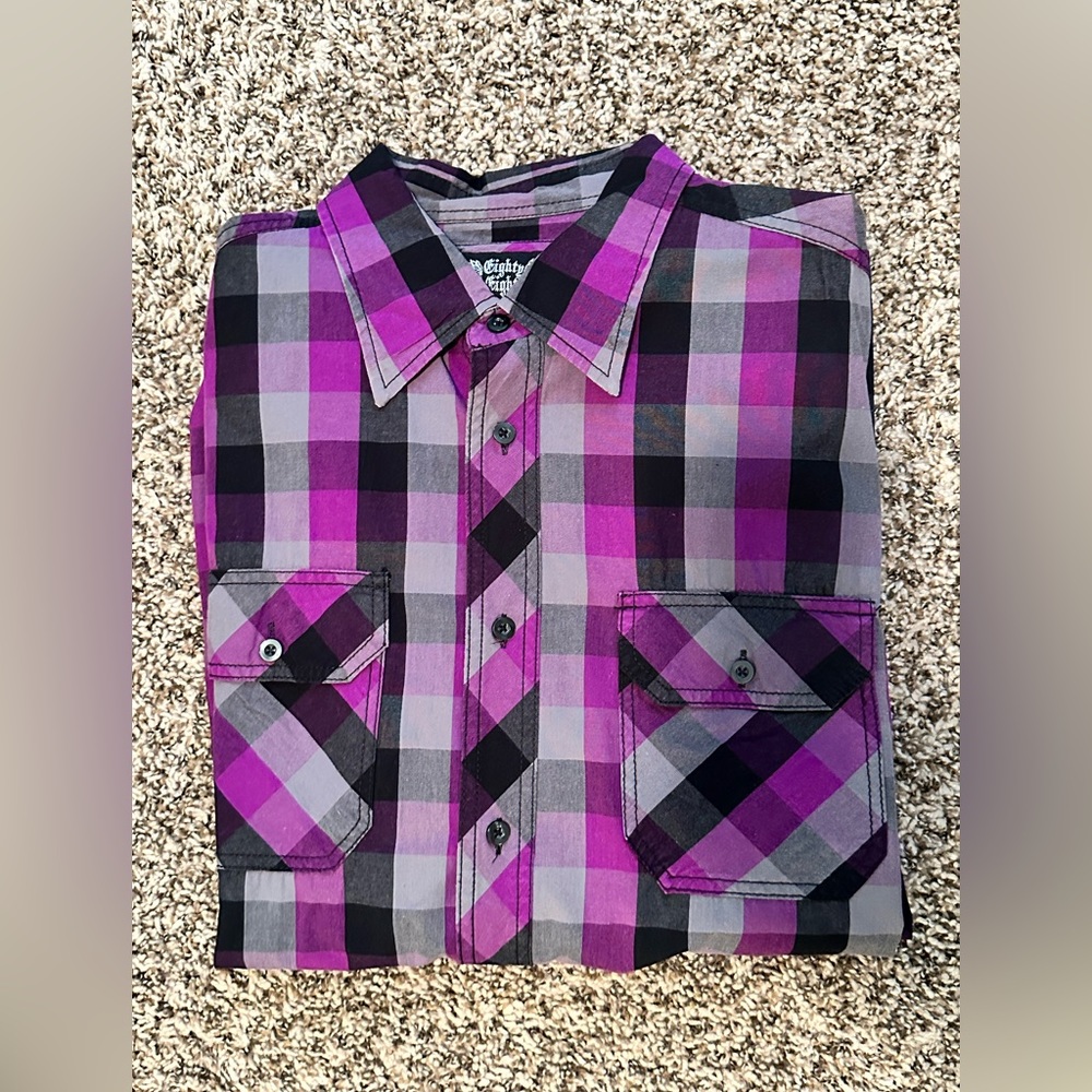 XL Eighty Eight Long Sleeve Button Down